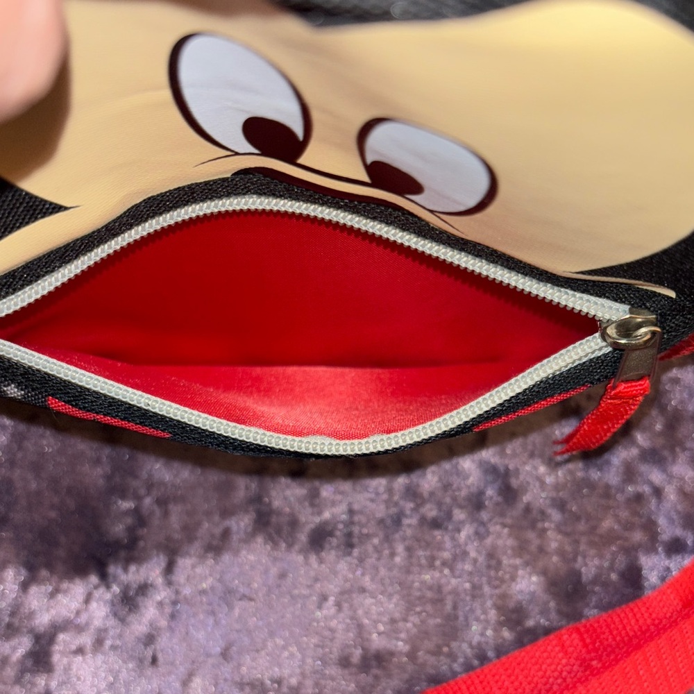Disney Mickey Mouse Backpack - Black, Red, and Cream - Picture 7 of 8